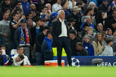 Jose Mourinho, UEFA Şampiyonlar Ligi Chelsea-Benfica maçında 30 Eylül 2025 'te Stamford Bridge, Londra' da 1-0 kazanma golünü attıktan sonra