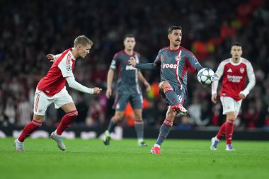 UEFA Şampiyonlar Ligi maçı Arsenal, Olympiakos FC 'ye karşı Emirates Stadyumu, Londra, 1 Ekim 2025 