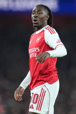 Arsenal 'den Eberechi Eze UEFA Şampiyonlar Ligi karşılaşmasında Arsenal, Olympiakos FC' ye karşı Emirates Stadyumu, Londra, 1 Ekim 2025 