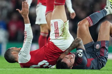 UEFA Şampiyonlar Ligi maçı sırasında Arsenal, Olympiakos FC 'ye karşı Emirates Stadyumu, Londra, 1 Ekim 2025 