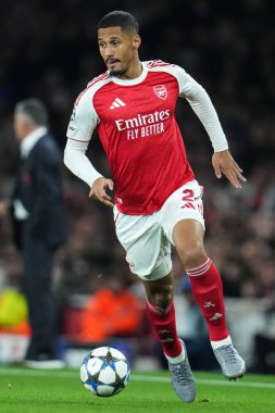 UEFA Şampiyonlar Ligi karşılaşmasında Arsenal, Olympiakos FC 'ye karşı Emirates Stadyumu, Londra, 1 Ekim 2025 