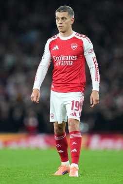 Arsenal 'den Leandro Trossard UEFA Şampiyonlar Ligi karşılaşmasında Arsenal, Olympiakos FC' ye karşı Emirates Stadyumu, Londra, 1 Ekim 2025 