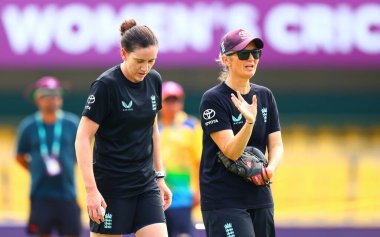 England Women's team training during the ICC Women's World Cup match 04 England Women vs South Africa Women at ACA Barsapara Cricket Stadium, Guwahati, Assam / India, 3rd October 2025