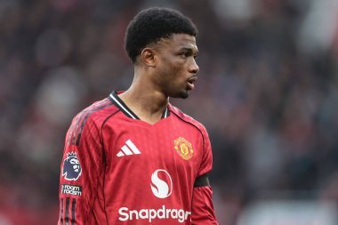 Manchester United 'dan Amad Diallo Premier Lig karşılaşmasında Manchester United ile Sunderland' a karşı Old Trafford, Manchester, İngiltere, 4 Ekim 2025  