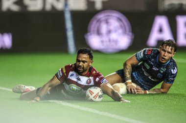 Wigan Warriors 'dan Bevan French, 3 Ekim 2025' te İngiltere 'nin Wigan kentinde oynanan The Brick Community Stadyumu' nda oynanan Wigan Warriors vs Leigh Leopards maçında 4-0 öne geçti.