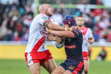 St. Helens 'ten Harry Robertson, Hull KR' dan Dean Hadley tarafından 3 Ekim 2025 'te Sewell Group Craven Park, Kingston upon Hull, Birleşik Krallık' ta oynanan Betfred Süper Lig Yarı Finali 2 karşılaşmasında yenildi.