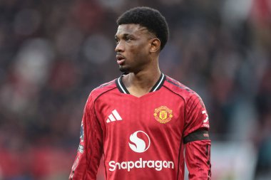 Manchester United 'dan Amad Diallo Premier Lig karşılaşmasında Manchester United ile Sunderland' a karşı Old Trafford, Manchester, İngiltere, 4 Ekim 2025 