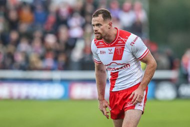 Hull KR 'dan Joe Burgess, Betfred Süper Lig Yarı Finali 2 maçında Hull KR, Sewell Group Craven Park' ta St Helens 'e karşı, Kingston üzerine Hull, İngiltere, 3 Ekim 2025