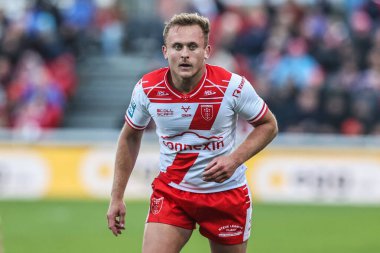 Hull KR 'dan Jez Litten, Betfred Süper Lig Yarı Final 2 karşılaşmasında Hull KR, Sewell Group Craven Park' ta St Helens 'e karşı, Kingston üzerine Hull, İngiltere, 3 Ekim 2025