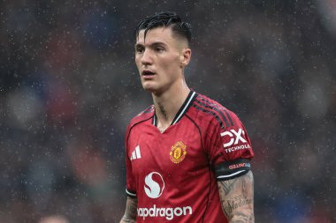 Manchester United 'ın Manchester United ile Sunderland arasındaki Premier League maçında gol kralı Benjamin Sesko, Old Trafford, Manchester, İngiltere, 4 Ekim 2025 