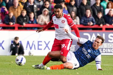 Luton Town 'dan Cal Naismith, Stevenage - Luton Town maçında Stevenage - Lamex Stevenage, İngiltere, 4 Ekim 2025 karşılaşmasında Stevenage 1.