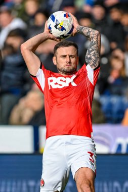 Charlton Atletizm 'den Macaulay Gillesphey, 4 Ekim 2025' te İngiltere 'nin Deepdale kentinde oynanan Sky Bet Şampiyonası maçında Preston North End - Charlton Atletizm maçına çıktı. 