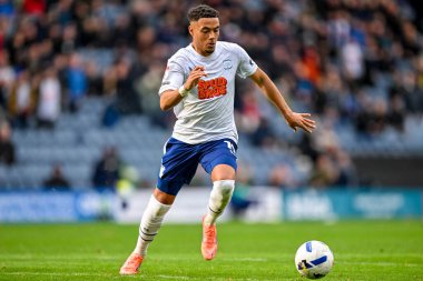 Preston North End Sky Bet Şampiyonası 'nda Lewis Dobbin Preston North End - Charlton Athletic maçında 4 Ekim 2025 Deepdale, Preston, İngiltere 