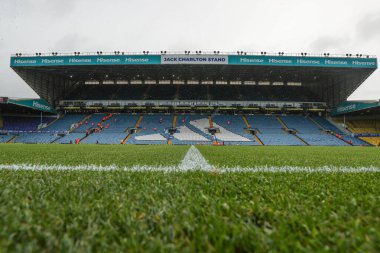 Premier Lig karşılaşması öncesinde Elland Road 'un genel görünümü Leeds United ile Tottenham Hotspur arasındaki Elland Road, Leeds, İngiltere, 4 Ekim 2025 