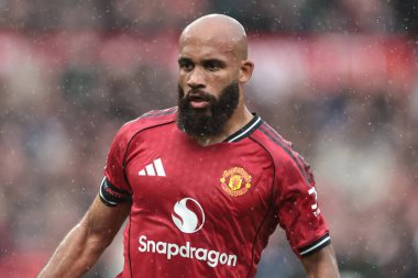 Manchester United ile Manchester United arasında oynanan Premier League maçında Bryan Mbeumo, Old Trafford, Manchester, İngiltere 'de 4 Ekim 2025 tarihinde karşı karşıya geldi. 