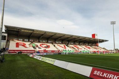 Sewell Group Craven Parkı 'nın genel görünümü Betfred Süper Lig Yarı Final 2 öncesinde Hull KR, St Helens' e karşı Sewell Group Craven Park, Kingston on Hull, Birleşik Krallık, 3 Ekim 2025