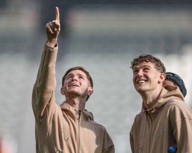 Nottingham Ormanı 'ndan James McAtee, Premier League maçı sırasında St.James' s Park, Newcastle, İngiltere 'de oynanan Newcastle United - Nottingham Forest maçına geldi.