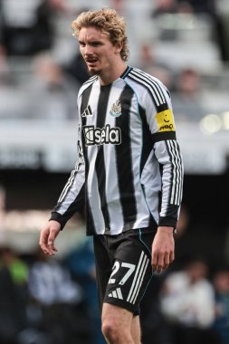 Newcastle United 'dan Nick Woltemade Premier League maçı sırasında Newcastle United, Nottingham Forest' a karşı St. James 's Park, Newcastle, İngiltere, 5 Ekim 2025