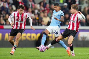 Premier Lig maçı sırasında Brentford Manchester City 'ye karşı Gtech Community Stadyumu, Londra, 5 Ekim 2025