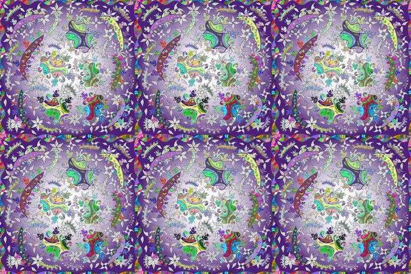 유행하는 패턴의 백그라운드이다 귀여운 꽃무늬 — 스톡 사진
