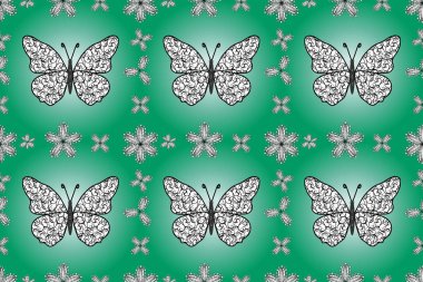 Güzel kelebek resimlerini renklendir. Kağıt, kumaş, ambalaj kağıdı ve duvar kağıdı tasarımı için güzel bir arka plan. Kusursuz..