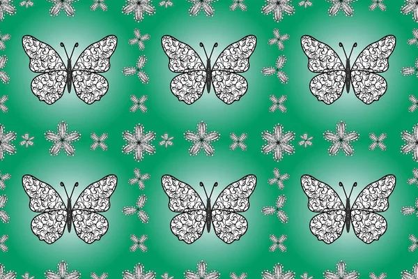 Colorfil Belles Illustrations Papillons Beau Fond Pour Papier Conception Tissu — Photo