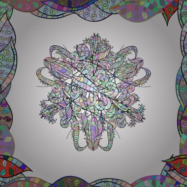 Rengarenk illüstrasyon. Çiçekli bahar çiçek arka plan. Vektör şirin küçük çiçek desende. Küçük renkli çiçekler. Şık moda için şablon yazdırır.