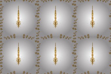 Renkli arkaplanda ilginç karalamalar olan kusursuz desen. Pano. Raster illüstrasyonu.