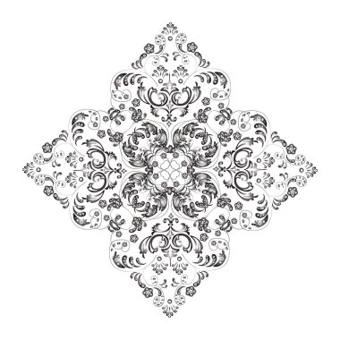 Beyaz arkaplana gri izole deseni karalar.