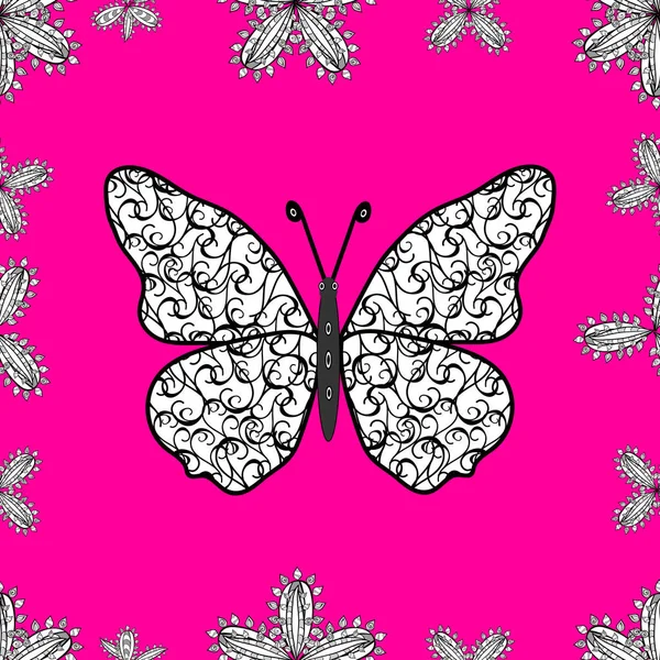 Бесшовный Фон Красочных Бабочек Хороший Фон Дизайна Одежды Бумаги Оберток — стоковое фото