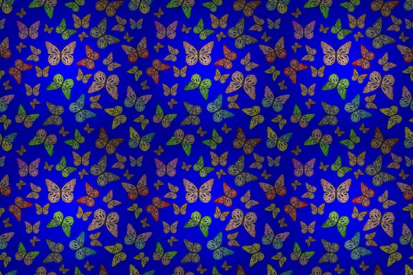 Idealny Dla Stron Internetowych Tła Tapety Tekstylia Tekstury Powierzchniowe Motyle — Zdjęcie stockowe