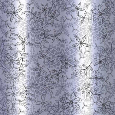 Renkli arkaplanda ilginç karalamalar var. Vektör illüstrasyonu.