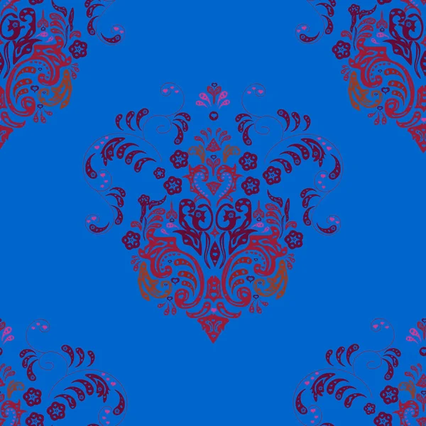 Płynny Wzór Ciekawymi Bazgrołami Tle Kolorfilu Rastrowa Ilustracja Tapeta — Zdjęcie stockowe