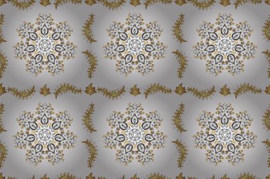 Renkli arkaplanda ilginç karalamalar olan kusursuz desen. Pano. Raster illüstrasyonu.