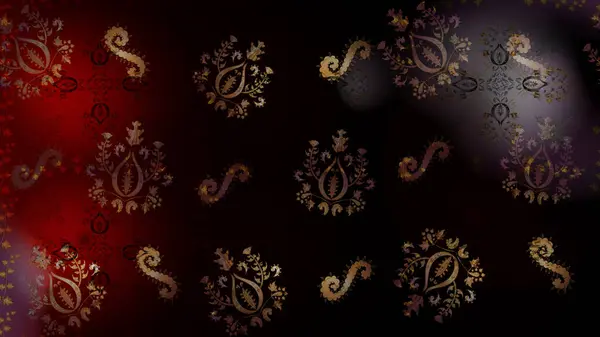 Небольшая Глубина Резкости Шаблон Золотыми Элементами Серое Коричневое Черное Дерево — стоковое фото