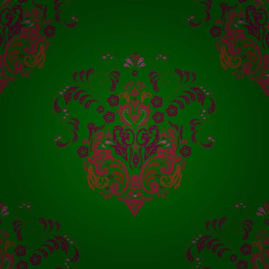 Çiçekli, pürüzsüz bir desen. Vintage tarzında vektör çiçek çizimi. Yumuşak, hoş renklerde bahar çiçekleri. vektör illüstrasyonu