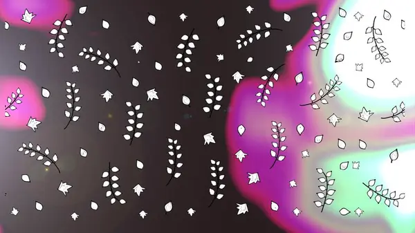 Abstrakcyjny Etniczny Szkic Rastrowy Tekstura Tła Tapety Motyw Kwiatowy Kolorze — Zdjęcie stockowe