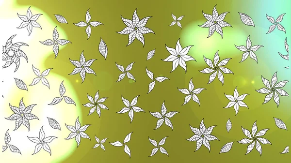 Schöne Stoffmuster Farbe Frühling Theme Nahtlose Muster Hintergrund Flache Blume — Stockfoto