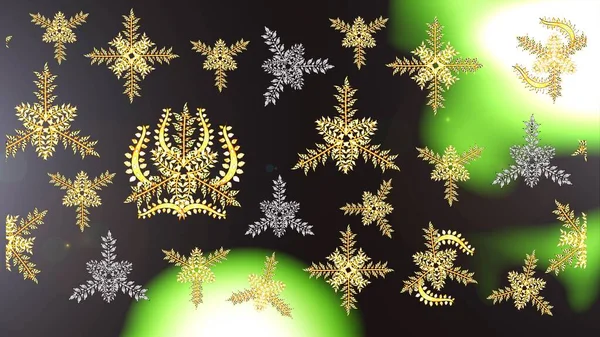 Patrón Navidad Con Copos Nieve Fondo Abstracto Ilustración Trama Diseño —  Fotos de Stock
