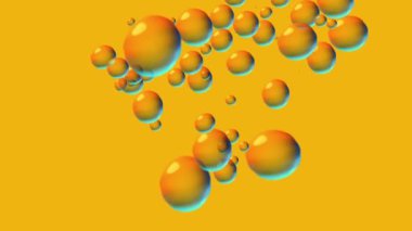 Renkli toplarla hareket arkaplanı.