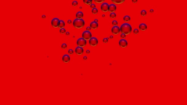 Фонове Зображення Руху Різнокольоровими Кульками — стокове відео