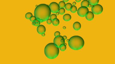 Renkli toplarla hareket arkaplanı.