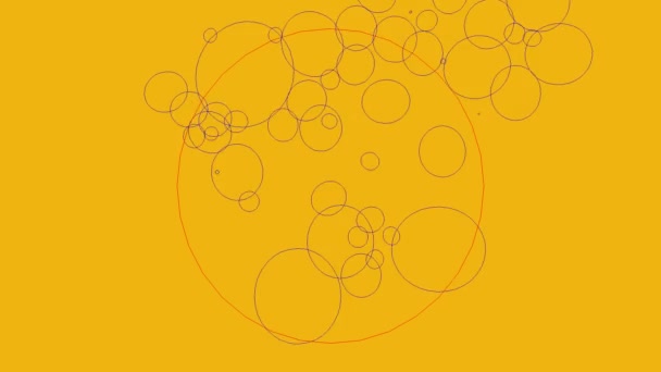 带有彩球和泡泡的运动画面背景 — 图库视频影像