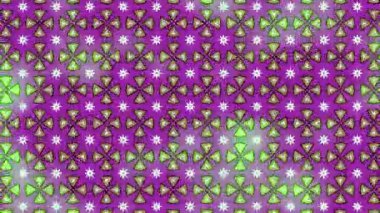 Renkli unsurlarla hareketli arka plan görüntüleri. Çiçekler. Eski model. Bayrak tarzı. Video kaydı. Şablon.