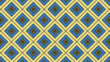 Renkli unsurlarla hareketli arka plan görüntüleri. Çiçekler. Eski model. Bayrak tarzı. Video kaydı. Şablon.