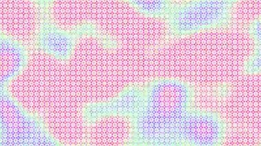 Renkli unsurlarla hareketli arka plan görüntüleri. Çiçekler. Eski model. Bayrak tarzı. Video kaydı. Şablon.