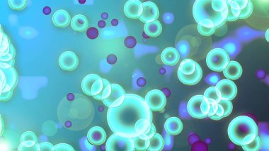 Renkli arkaplanda ilginç karalamalar olan kusursuz desen. Topu ver. Renkli.