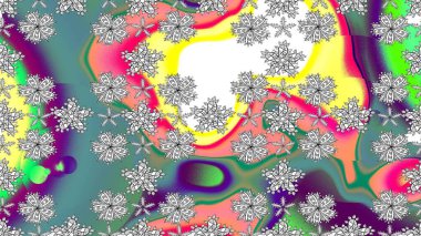 Küçük çiçekteki sevimli çiçek deseni. Gri, beyaz ve mavi renkte çiçekler.