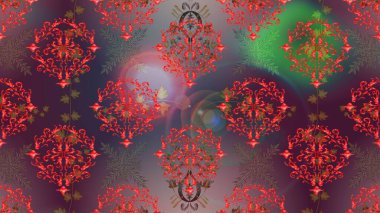 Kusursuz Vintage Çiçek Deseni. Raster Kalça dokusu deseni.