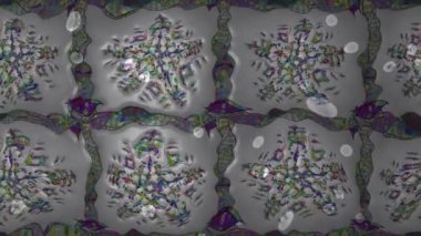 Renkli unsurlarla hareketli arka plan görüntüleri. Çiçekler. Eski model. Bayrak tarzı. Video kaydı. Şablon. Ekran koruyucular ya da reklamlar için karalama. Kusursuz. Döngü.